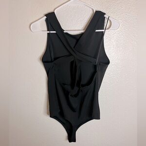 NWOT Express Body Contour Open Back Thong Bodysuit